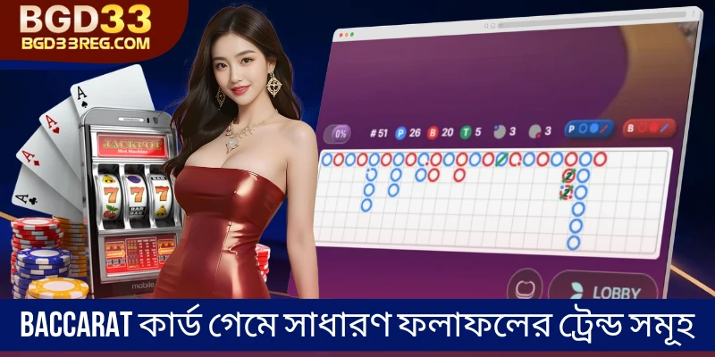 Baccarat কার্ড গেমে সাধারণ ফলাফলের ট্রেন্ড সমূহ
