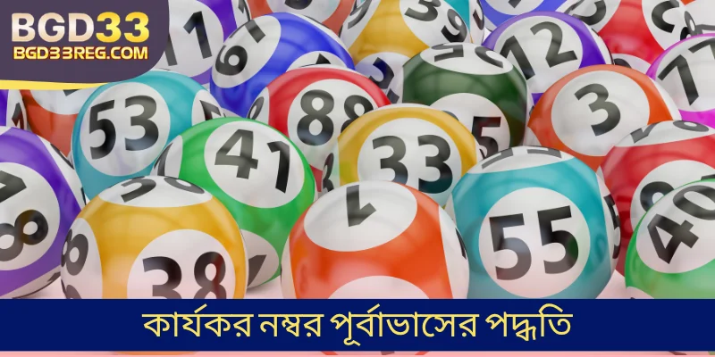 কার্যকর নম্বর পূর্বাভাসের পদ্ধতি