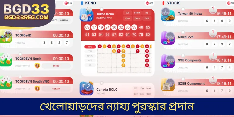 খেলোয়াড়দের ন্যায্য পুরস্কার প্রদান