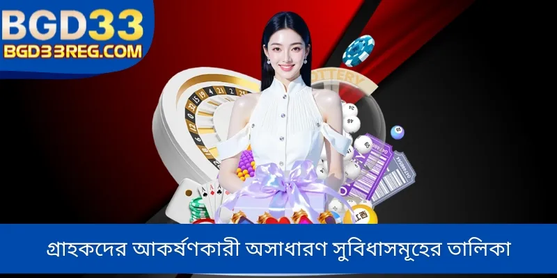গ্রাহকদের আকর্ষণকারী অসাধারণ সুবিধাসমূহের তালিকা